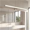 Lampada LED da Specchio 60cm 7W Bidirezionale IP44 Tripla Installazione Colore Bianco Caldo 3.000K