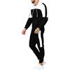 HEONSATI Completo Elegante da Uomo Completi Due Pezzi da Ginnastica Felpa con Cappuccio E Pantalone Tuta Sportiva Fitness Invernale Tute Uomo Casual Cotone Comodo Tracksuit per Running Fitness