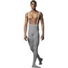 Etoile Calzamaglia da Uomo Lunghezza Intera con Piede MP001 per Bloch Sport Danza Classica Ballo Ballerino Relax Balletto Saggio Prove Esibizioni Allenamento Pantalone (Grigio, M)
