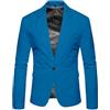 Generisch Giacca da abito da uomo, taglie forti, tuta casual da uomo, elegante, da lavoro, giacche eleganti, blazer comodi, blazer minimalista, giacca a maniche lunghe, monocolore, abito da uomo migliore