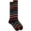 Gallo Calze lunghe uomo bordò righe multicolor
