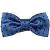 Avantgarde - Papillon Uomo Seta Verde Rosa Giallo Arancio Beige Azzurro Farfalla a Pois Blu, Colore: Azzurro