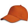 Generico Stock 15 Pezzi Cappello Arancio Visiera Rigida Regolabile Retro Cotone