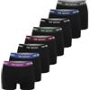 Top Secret Boxer Uomo Cotone 8 Pezzi L - Mutande in Cotone Elasticizzato, Intimo Maschile Multicolore
