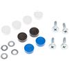 Utsch 535050 - Viti e Materiale di Fissaggio per Targa, 4 pz, Set M4,8X16