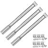 Coisien Bruciatori Regolabili,Bruciatore a Tubo Universali in Acciaio Inox 31 a 44 cm Accessori per Barbecue a Gas