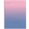 Miquelrius - Quaderno A4 a quadretti 5 mm, 80 fogli microperforati a 1 colore, carta extra opaca da 90 g/m², copertina in cartone accoppiato, spirale, 4 fori per archiviazione, Rosa&Blu