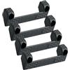 Generico Clip porta attrezzi - Dock porta metro a nastro ABS 9 cm | Design compatto per l'organizzazione del garage, accessorio durevole per montaggio su cintura, supporto per l'uso di strumenti di
