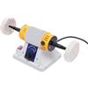 TaNeHaKi Macchina lucidatrice da tavolo gioielli doppia testa lucidatrice lucidatrice 10000 rpm levigatrice elettrica lucidatrice per gioielli lucidatrice Bench Grinder Mini