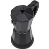 ZENGRICE Caffettiera, caffettiera elettrica in alluminio, brocca per moka, 300 ml, manico anti-scottatura, beccuccio a forma di V, caffettiera per uso domestico, ufficio, caffetteria