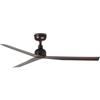 FARO BARCELONA Faro MARINE Ventilatore da soffitto CC marrone medio IP44 6 velocità