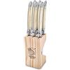 Laguiole Style de Vie coltelli da bistecca Premium Line, 6 pezzi, 1,8mm spessore, colore madreperla