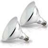 HiBay Lampadina LED 12W E27 PAR38,Equivalente Alogeno 90W,3000K Luce Calda,1200LM Faretto LED Spot Sostituiscono,220V-240V,Angolo di 180°,Non Dimmerabile Set di 2