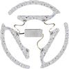 RemixAst Modulo LED per plafoniera a 3 colori, kit di ricambio dimmerabile con installazione magnetica e lente ottica per riparazione casa e ufficio, 72 W, 96 W, 120 W, 144 W (3 pezzi)