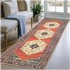 BORKOY Tappeto Passatoia Rosso Vintage per Corridoio e Cucina 60x350cm Tappeti Antiscivolo Lavabile in Lavatrice Morbido Pelo Corto Ideale per Ingresso Ufficio Sala Soggiorno Lavanderia e Camera