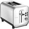 Krups Tostapane a 2 fessure larghe, acciaio inox spazzolato premium, 8 impostazioni di temperatura, ascensore extra, cassetto raccogli briciole, Excellence KH682D10