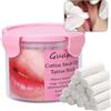 Rasmet 100 pezzi Bastoncino allungabile per tatuaggi labbra in cotone per colorare le labbra in modo facile e preciso, migliorare il colore delle labbra, tatuaggi labbra (A Box of 100pcs)