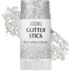 AOOWU Gel Glitter per Viso e Corpo, Body Glitter Gel, Trucco per Carnevale, Chunky Glitter Decorazione per Musica, Festival, in Maschera(Grandi-ZLG01)