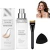 Ycydazi Fondotinta convertibile, 30 ml, SPF30, trucco dipendente dalla temperatura, leggermente idratante e opaco, a lunga durata, con pennello e spugna