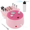Lmaqfum Dispositivo di Microdermoabrasione 3 in 1 Professionale con Vuoto e Spray, Peeling Viso Diamantato per Pulizia Profonda dei Pori, Rinnovamento e Idratazione della Pelle a Casa