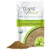 Davis Finest Amla Powder biologico 500 g, puro e naturale, condizionante profondo, volumizzante, rinforzante, favorisce la crescita dei capelli