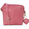 Gigi - Borsa a Tracolla Piccola in Vera Pelle - Borsetta Estiva Donna - Borsa a Mano con Tracolla Regolabile - 22-29 - Bianco