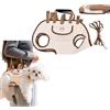 Bpoeee Portable Breathable Pet Carrier Sling & Backpack, Dog Carrier for Small Medium Dogs (Brown,L)