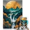 AITEXI puzzle 1000 pezzi per adulti Decorazione oro naturale Antistress Vacanza in patria Uccidere il tempo è ideale come regalo per tutta la famiglia 75x50cm