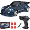 Meiurlex 1:64 Mini RC Drift Car, auto radiocomandata da 2,4 GHz, 4 WD, con faro LED, auto giocattolo, desktop RC per adulti