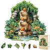 Hakumata Puzzle in legno per adulti, Capybara, 250 pezzi, puzzle in legno, confezione regalo, decorazione da parete e regalo per amici e famiglie (14 anni+)