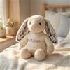 Smile lab Coniglietto Peluche Personalizzato Peluche Coniglio con 4 Foto Nascoste nelle Orecchie Regalo Personalizzato per Coppia Anniversario San Valentino Compleanno Natale 26cm / 40 cm (Stile02)