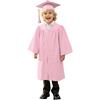 Generico Unisex Abito da Laureato Set per Bambini 2026 CostumeDa Laureato LaureaBambino Abito Diploma Asilo Scuola Materna Primaria Kit Completo Set Toga e Tocco Travestimento (RD2, 6-7 Years)
