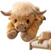 Générique Cuscino di mucca in peluche | lavabile in lavatrice e accogliente, cuscino in peluche a forma di mucca | per sala giochi, soggiorno, camera da letto, divano, letto, ragazzi e ragazze
