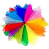 Yumatch 12 sciarpe sensoriali da danza colorate quadrate giocoleria in seta arcobaleno sciarpa trucchi magici puntelli prestazioni movimento sciarpe sensoriali bambino sciarpa a fascia ritmica 60 x 60 cm