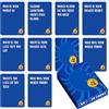 Generic Carte per domande e risposte, 50 carte sfide inglesi per feste | di conversazione con suggerimenti strategici, gameplay competitivo per riunioni di famiglia e serate di gioco, 8,9 x 6,4 cm