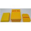 docsmagic.de Deck Box + 60 Double Mat Yellow Sleeves Small Size - Mini Porta Mazzo & Bustine Giallo - YGO