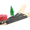 Locorico - Affilatura rimovibile per treno in legno compatibile Brio (Viraggio a sinistra)