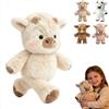 Generico Peluche Di Muccas Delle Highlands Che Corre, 45 Cm Adorabile Muccas Pelosa Che Corre Peluche, Adorabile Giocattolo In Figura Di Bambola Da Collezione, Morbidi Cuscini A Forma Di Animale Per Casa