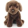 Uni-Toys - Cucciolo Labrador (marrone), senza guinzaglio - 23 cm (altezza) - cane di peluche - peluche