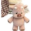 Lizeboyi Peluche Muc-ca Highland, Highland Cow Peluche 45cm, Peluches Animali Fattoria Per Ragazzi, Ragazze, Compleanno, Rosa