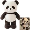Generico Peluche Panda Che Corre, Simpatico Peluche Panda Che Corre, Peluches Interattivo Pandas Con Zampe Mobili E Scuotibili, Pupazzo Pandas Morbido Sollievos Dallo Stress Cuscino Hugging, Per Bambini Adulti