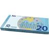 Scratch Lover Scratch Cash Euro - 100 Banconote Finte da 20€, Fac-Simile Euro, Dimensioni Reali