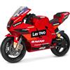 Peg Perego PEG Ducati GP Moto Elettrica Cavalcabile per Bambini dai 3 Anni, Ruote Stabilizzatrici, Batteria Ricaricabile da 12V, Clacson, Rombo Motore, Velocità fino a 7,6 km/h