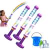 Gienslru Glowing Rainbow LED Water Blaster, Firework Water Gun for Kids & Adults, High Capacity Squirt Toy for Summer Pool Parties, Beach & Backyard Outdoor Games (3)