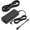 PowerPortnerLink 65W Caricatore Compatibile Con Acer Aspire One 1 3 5 6 Lite V7 V5 V3 ES1 E1 E3 E5 E15 R7 R5 F15 F17 TravelMate P648 Laptop Aspire C20 C22 C24 AIO Desktop Monitor LED LCD Alimentatore