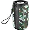 Yangers Altoparlante wireless Bluetooth portatile, mini altoparlanti da viaggio AUX, USB, con microfono, impermeabile, per casa, interni ed esterni (arcobaleno)
