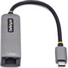 StarTech.com Adattatore Ethernet USB C, Convertitore di Rete 1Gbps da USB Type-C 3.0 a RJ45, NIC PD 100W, Win/Mac