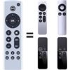 Snrigw Telecomando di ricambio universale per Apple TV Gen 1 2 3 4 per Apple TV 4K HD A1427 A1469 A1378 A1218 A2843 A2737 A2169 A1842 A1625 (nessuna funzione vocale)