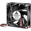GDSTIME 80mm DC 12V Assiale Ventola di Raffreddamento 2 PIN Caso PC Brushless 80 x 25 mm Computer Radiatore Cooler