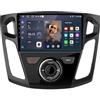 WOMGKDA Autoradio per Ford Focus 3 Mk3 2011-2019 9 Pollici Android 15 Car Stereo Fm Bluetooth Usb Wifi Per, 4 Core 2G+64G
